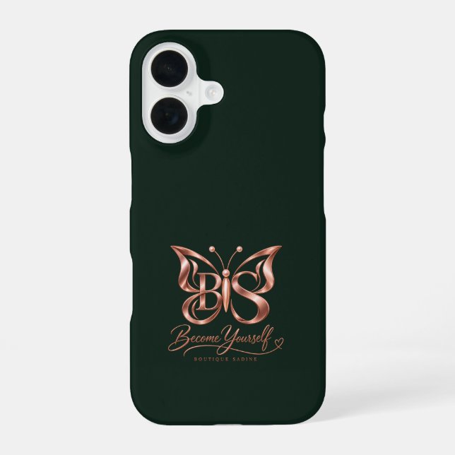 Funda para iPhone 16 Verde Bosque Profundo Estétic (Reverso )