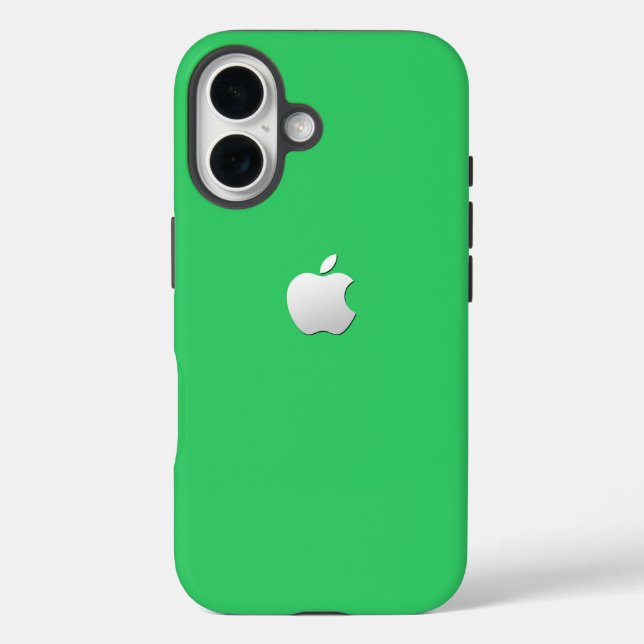 Funda para iPhone 16 verde claro (Reverso )