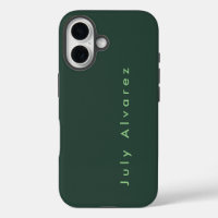 Verde grisáceo elegante Minimalista