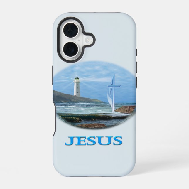 Funda Para iPhone 16 Versículo Bíblico (Reverso )