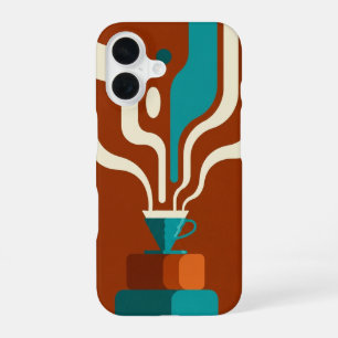 Funda Para iPhone 16 Vertido de Café V60 Vintage