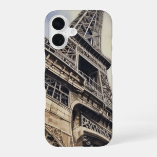 Funda Para iPhone 16 Viaje de la Torre Eiffel de París por la Ciudad de