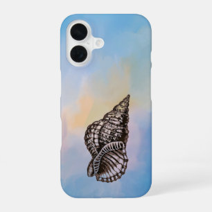 Funda Para iPhone 16 Vibes marítimas con conchas marinas