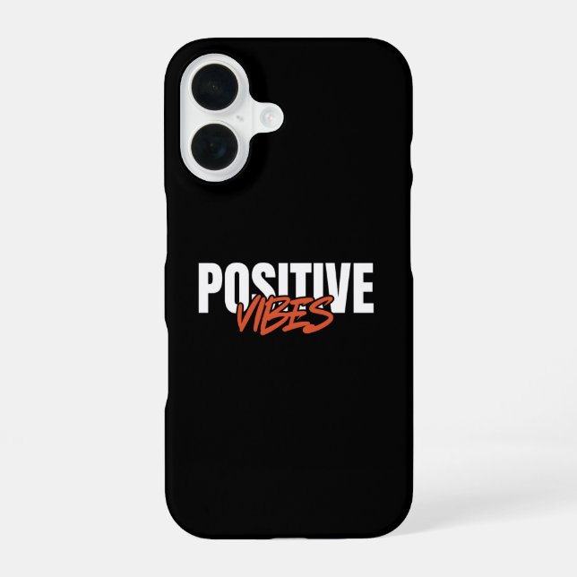 Funda Para iPhone 16 Vibraciones Positivas (Reverso )