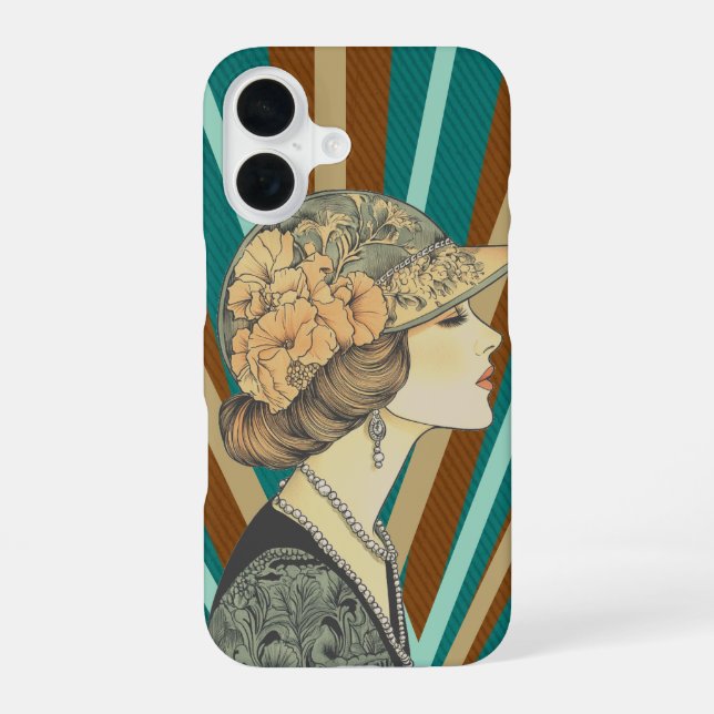 Funda Para iPhone 16 Vibraciones Retro  (Reverso )