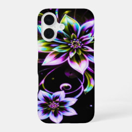 Funda Para iPhone 16 Vibrant Multicolor Hibiscus Floral Accessor