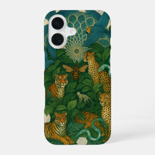Funda Para iPhone 16 Vida Silvestre de la Selva Tropical – iPh de Jungl