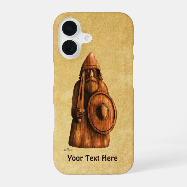 Funda Para iPhone 16 Viking Rústico (Reverso )
