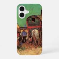 Vincent van Gogh - Campamento de Gitanos Caravanas