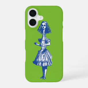 Funda Para iPhone 16 Vintage Alicia en el País de las Maravillas