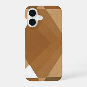 Funda Para iPhone 16 Vintage Art Deco Pochoir Jazz Tan Formas Geométric