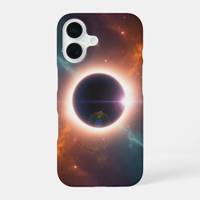 Funda Para iPhone 16 Vintage Cosmic Eclipse (Reverso )