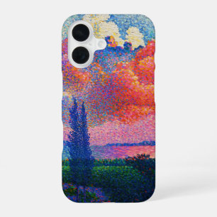 Funda Para iPhone 16 Vintage La pintura de la nube rosa (1896)