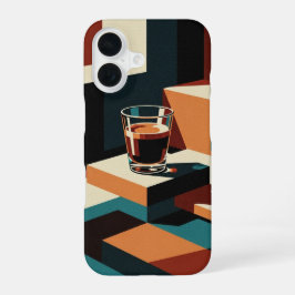 Funda Para iPhone 16 Vintage Minimalist Espresso