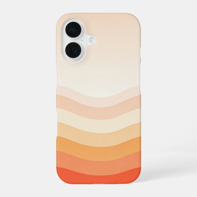 Funda Para iPhone 16 Vintage Peach Horizon (Reverso )