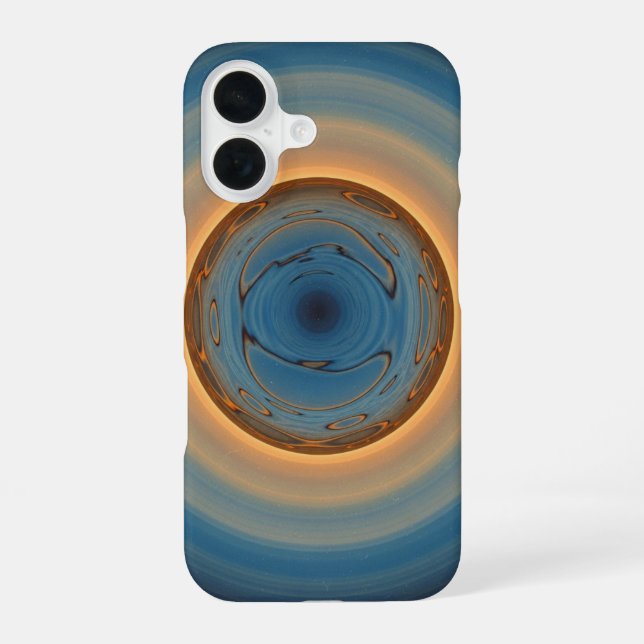 Funda Para iPhone 16 Vintage Planetary Reflection (Reverso )