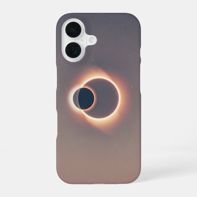 Funda Para iPhone 16 Vintage Solar Eclipse (Reverso )