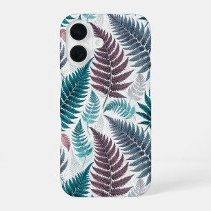Funda Para iPhone 16 Vintage-style botanical fern leaves