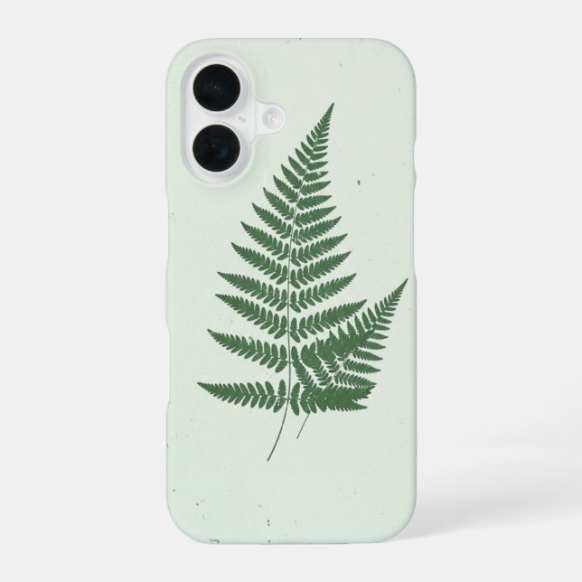 Funda Para iPhone 16 Vintage Stylized Ferns (Reverso )