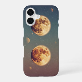 Funda Para iPhone 16 Vintage Two Moons