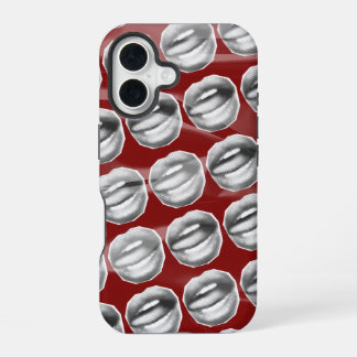 Funda Para iPhone 16 Vintage Vixen oscuro Cherry rojo Vintage Bloqueo S