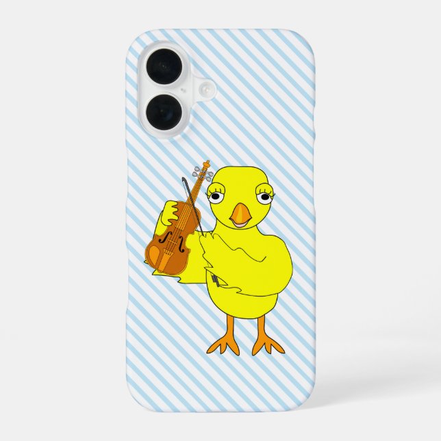 Funda Para iPhone 16 Violin Chick (Reverso )