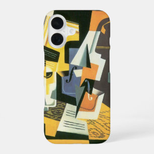 Funda Para iPhone 16 Violín y vaso de Juan Gris, Cubismo vintage