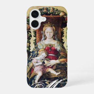 Funda Para iPhone 16 VIRGEN CON NIÑO Monograma