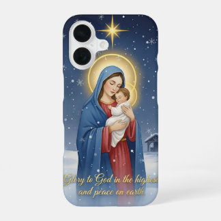 Funda Para iPhone 16 Virgin Mary and Child Jesus Phone Case
