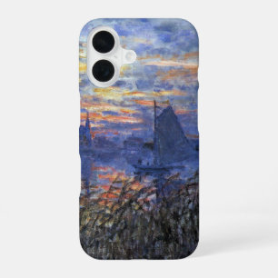 Funda Para iPhone 16 Vista marina con una puesta de sol por Claude Mone