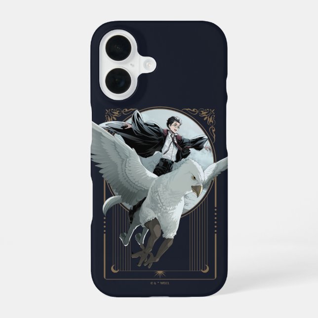 Funda Para iPhone 16 Vuelo Anime HARRY POTTER™ con Buckbeak (Reverso )