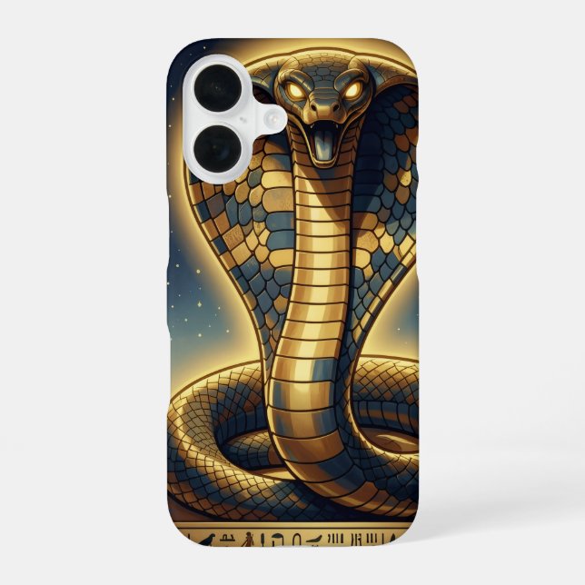 Funda Para iPhone 16 Wadjet – Egyptian Cobra Goddess´3 (Reverso )