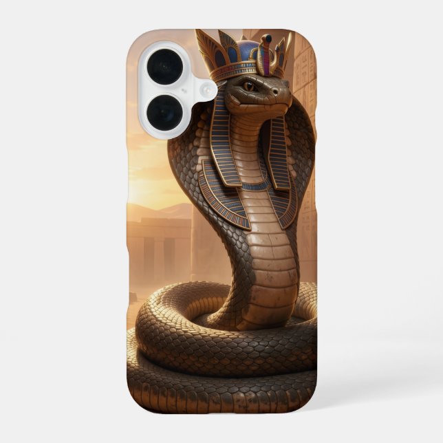 Funda Para iPhone 16 Wadjet – Egyptian Cobra Goddess´5 (Reverso )