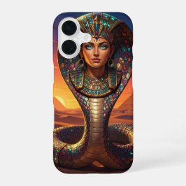 Funda Para iPhone 16 Wadjet – Egyptian Cobra Goddess´7