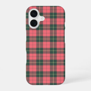 Funda Para iPhone 16 Wallace Tartan Pink y Green Plage