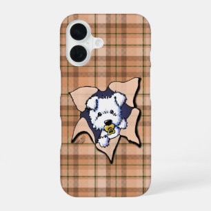 Funda Para iPhone 16 Westie Baby BLAST de Cuadros