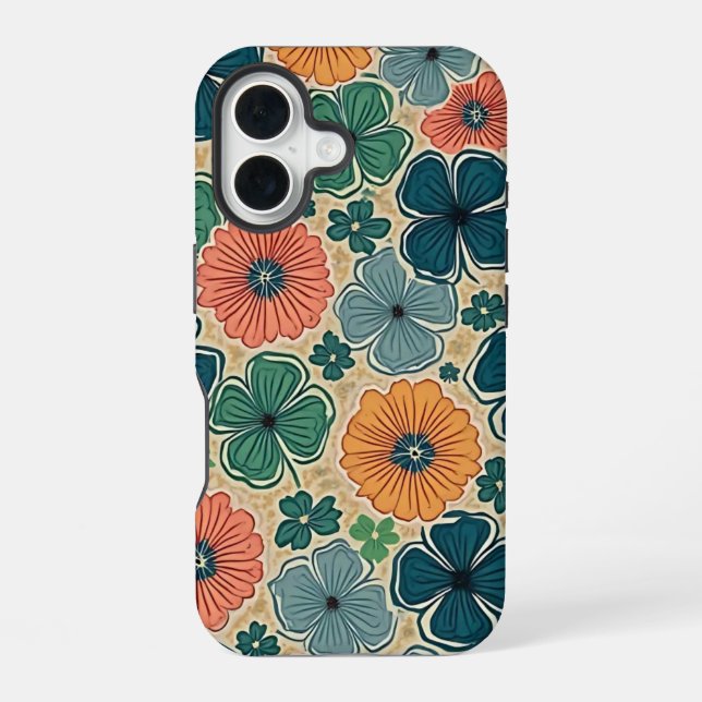 Funda Para iPhone 16 Wildflowers Harmonious Tones (Reverso )