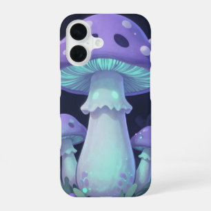 Funda Para iPhone 16 Witchy Glowing Mushrooms Phone Case