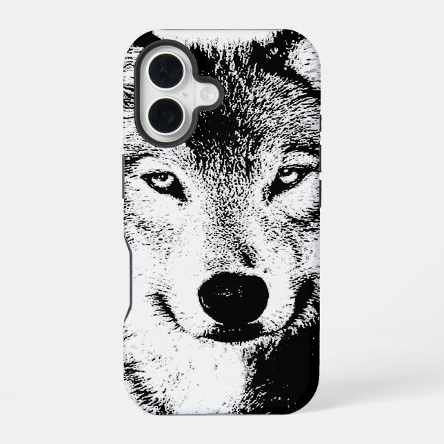 Funda Para iPhone 16 Wolf (Reverso )