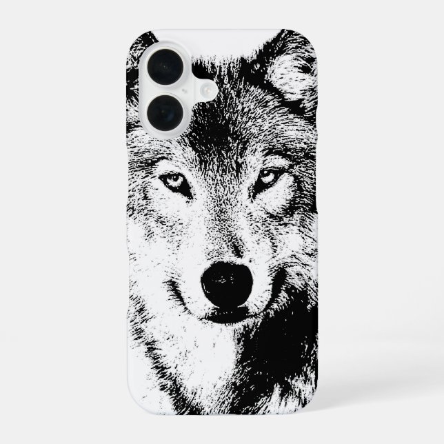 Funda Para iPhone 16 Wolf (Reverso )
