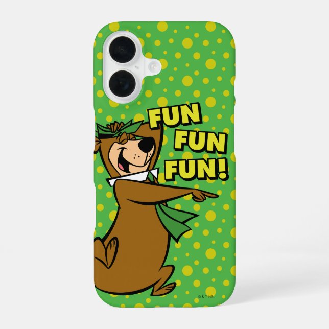 Funda Para iPhone 16 Yogi Bear Fun Fun Fun (Reverso )