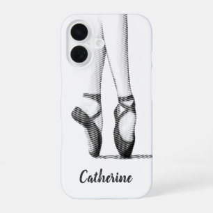 Funda Para iPhone 16 Zapatos de ballet Gráfico -- Su propio nombre