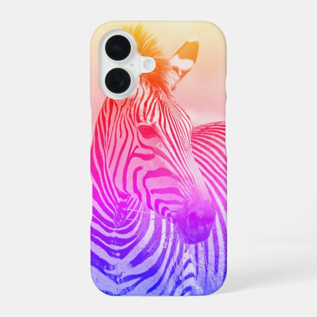 Funda Para iPhone 16 Zebra-Art (Reverso )