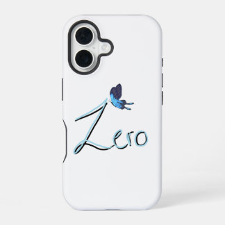 Funda Para iPhone 16 ZERO Mariposa Azul Negro y Azul Gradiente iPhone