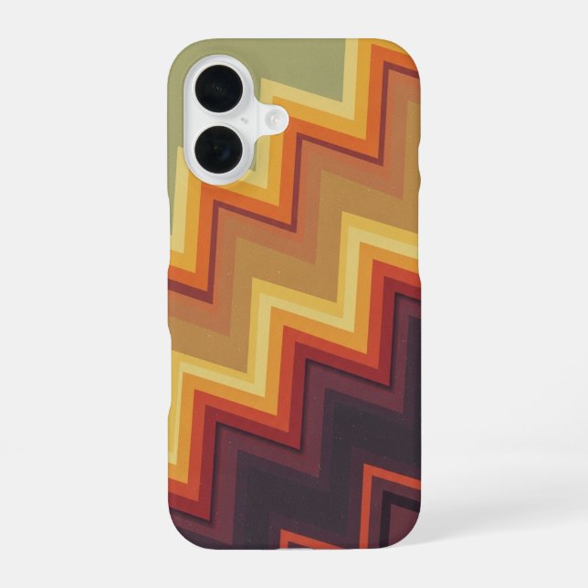 Funda Para iPhone 16 Zigzag Retro Arcade (Reverso )