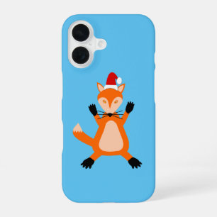 Funda Para iPhone 16 Zorro de Navidad Adorable
