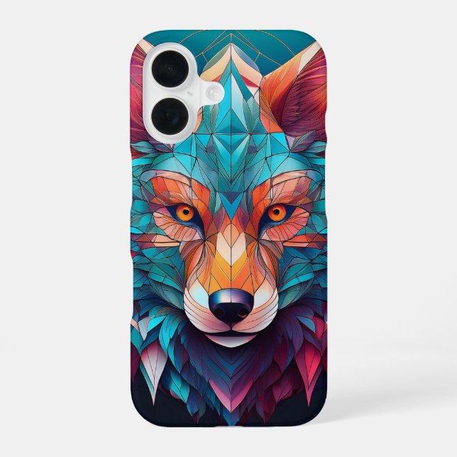 Funda Para iPhone 16 Zorro digital (Reverso )