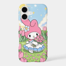 Funda para iPhone 17 Kawaii Bunny & Flowers Case M
