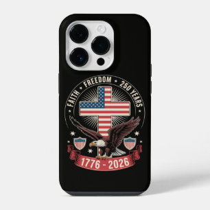 Funda Para iPhone 14 Pro 250º Aniversario USA Fe Libertad 4 de Julio