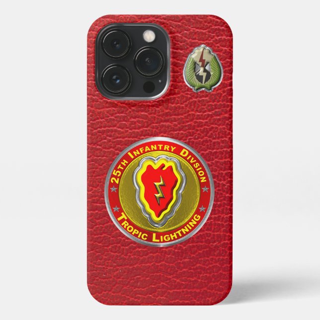 Funda Para iPhone 25.ª División de Infantería (Reverso)